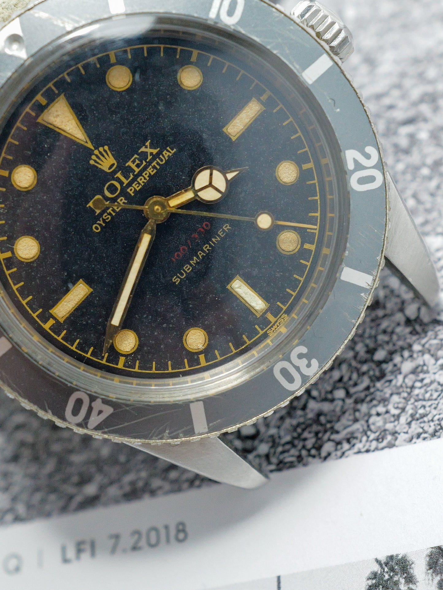 ROLEX SUBMARINER 6536 RED DEPTH