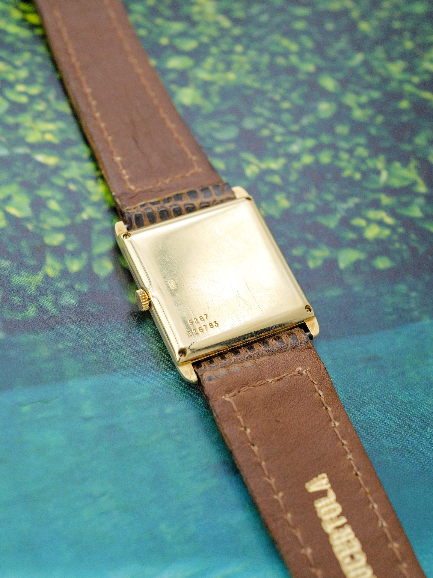 PIAGET TANK JADE DIAL