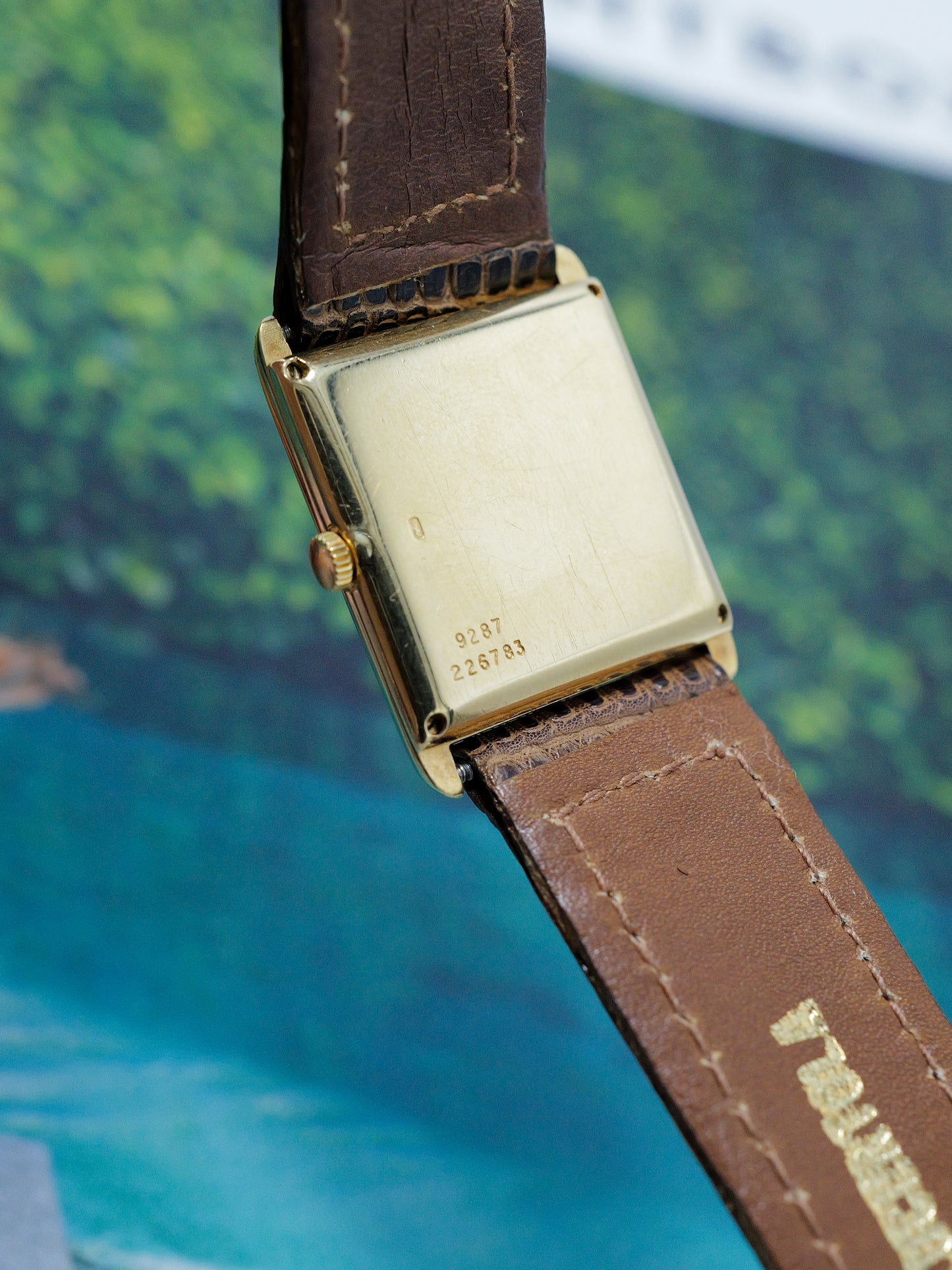 PIAGET TANK JADE DIAL