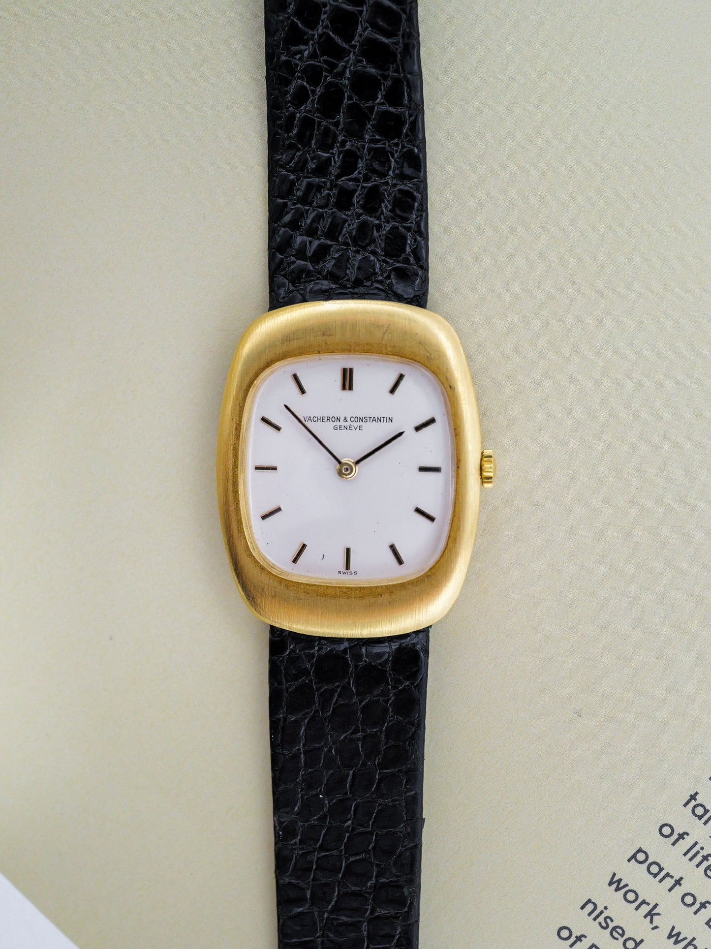 VACHERON CONSTANTIN HISTORIQUE