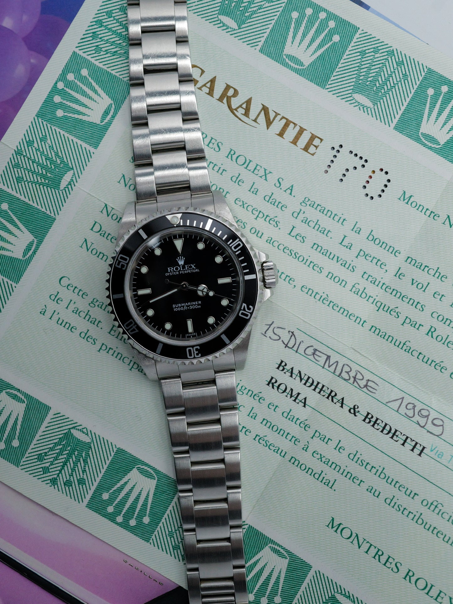ROLEX SUBMARINER NO DATE