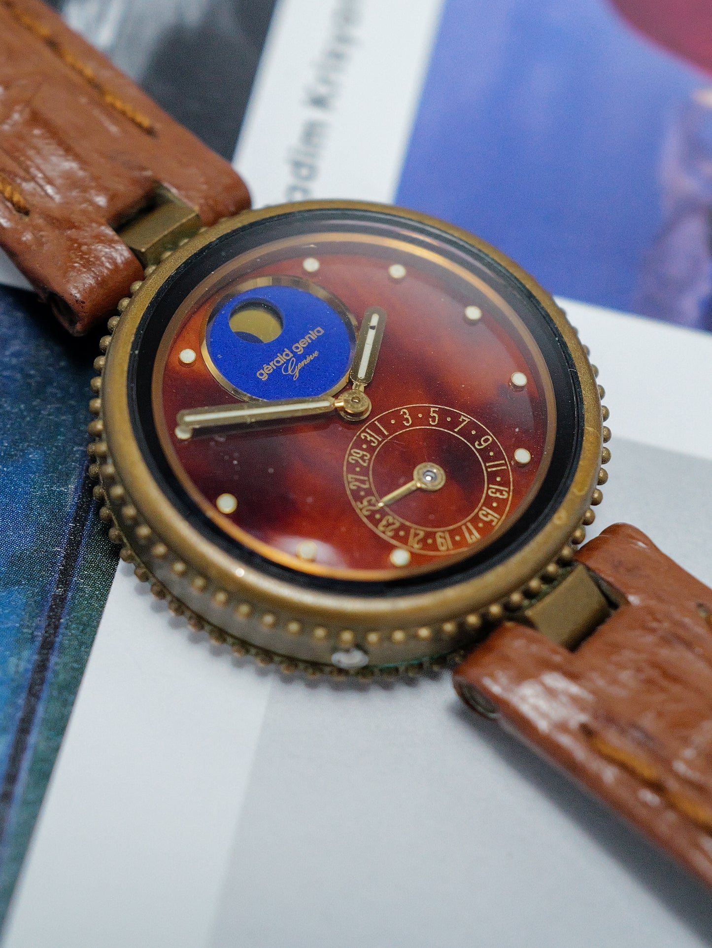 GERALD GENTA MOONWATCH GEFICA