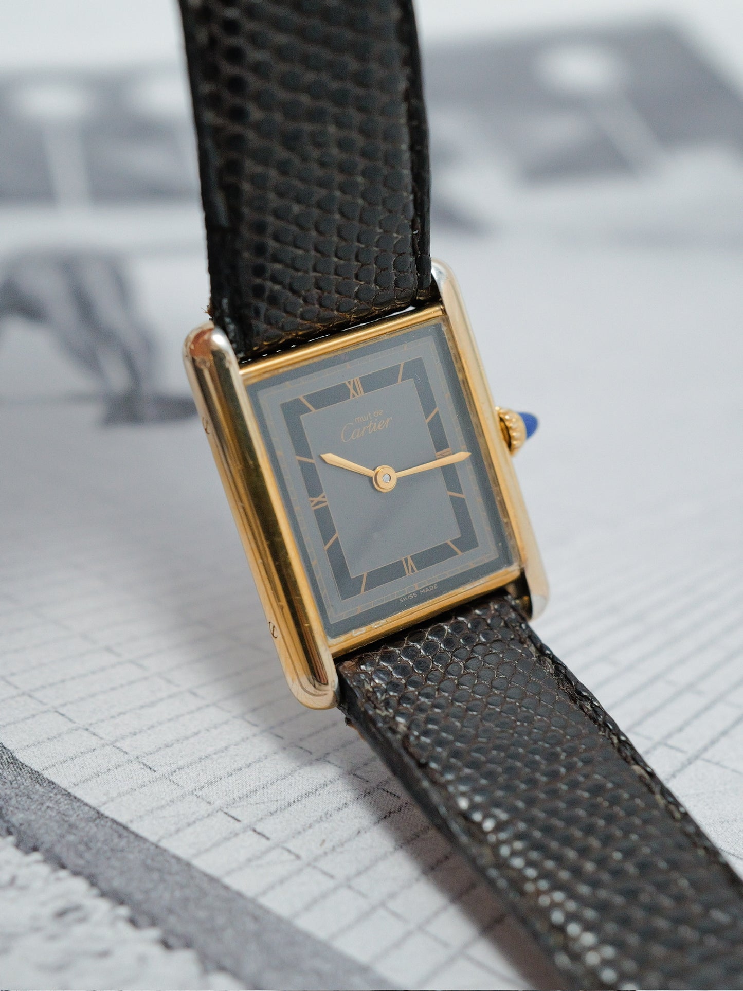 CARTIER TANK VERMEIL
