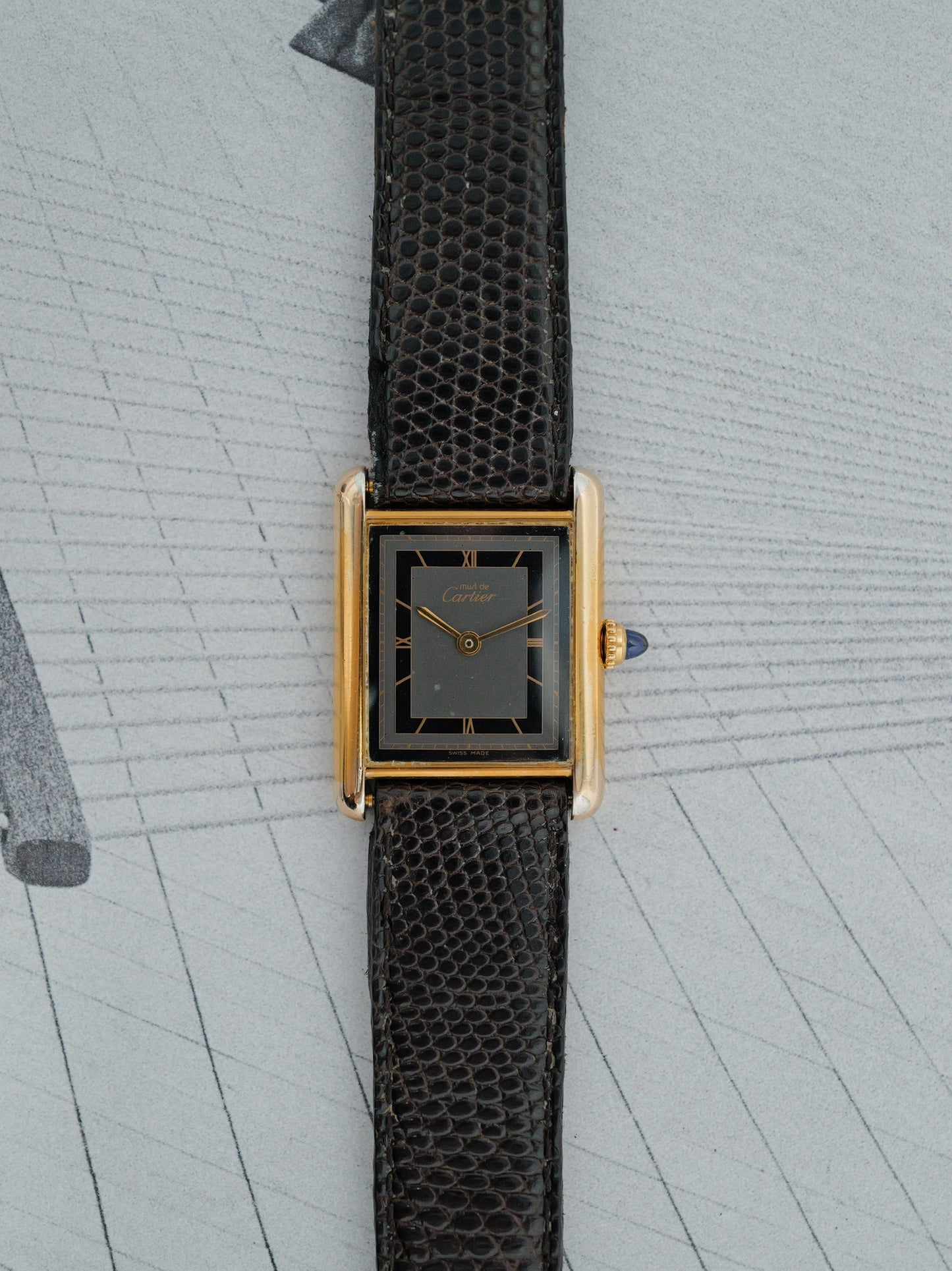 CARTIER TANK VERMEIL