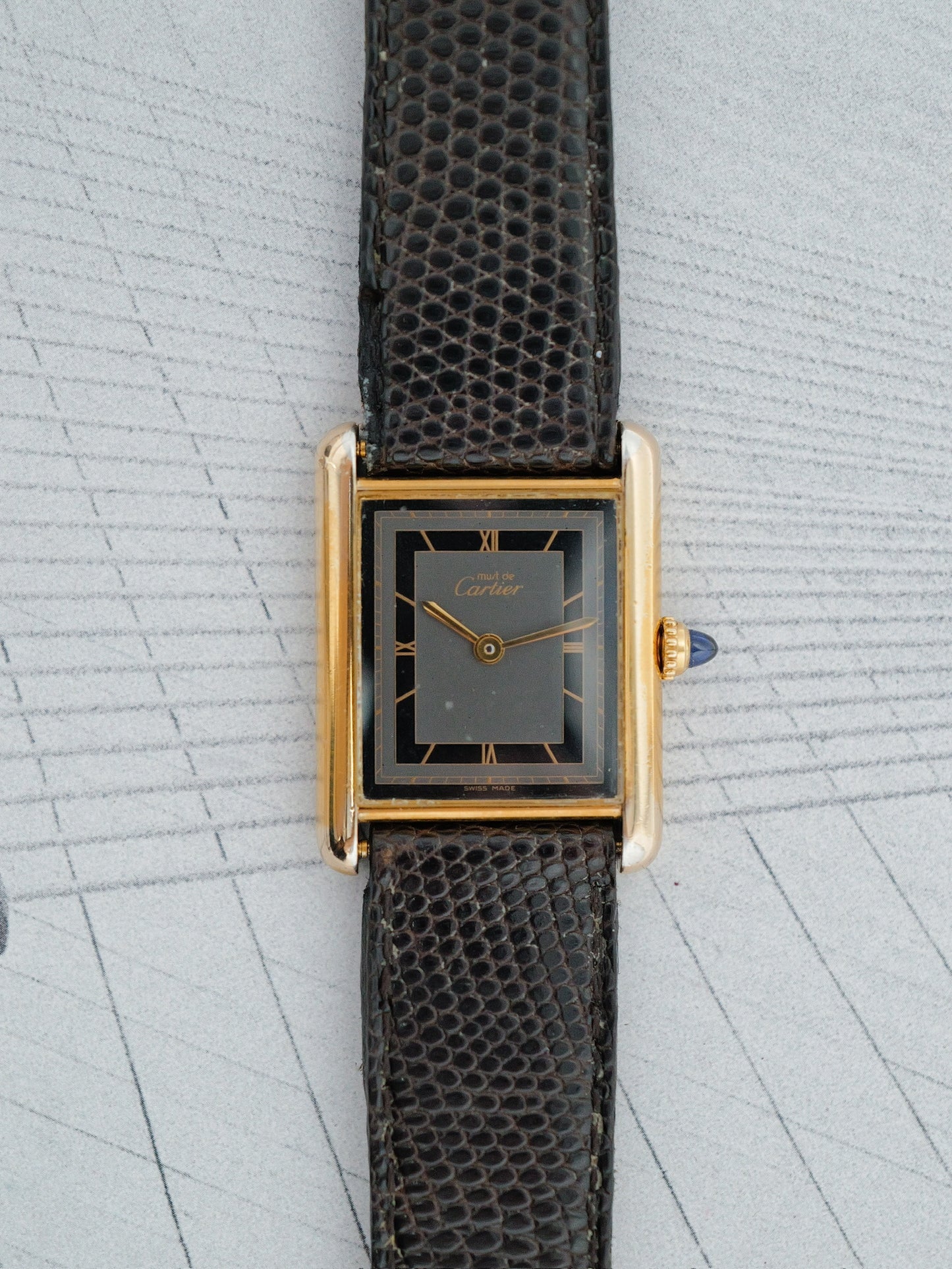 CARTIER TANK VERMEIL
