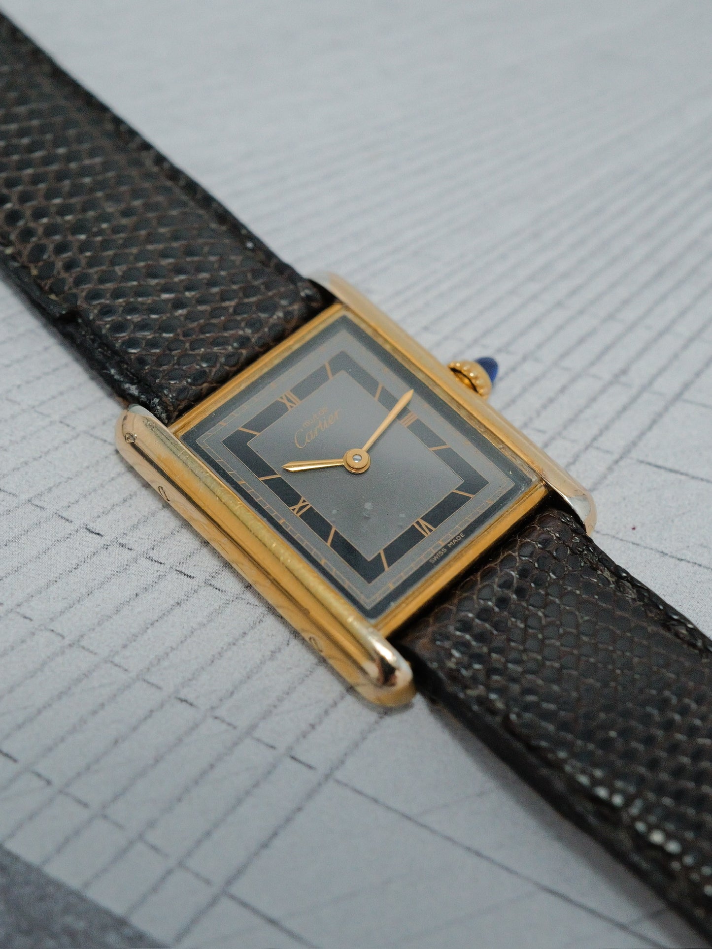 CARTIER TANK VERMEIL