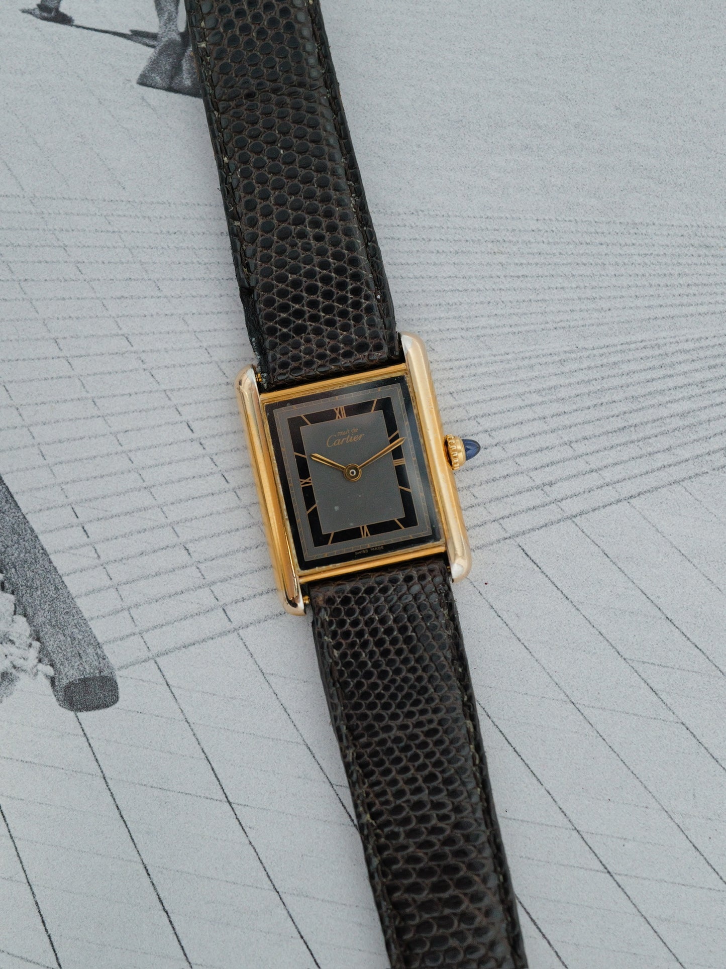 CARTIER TANK VERMEIL