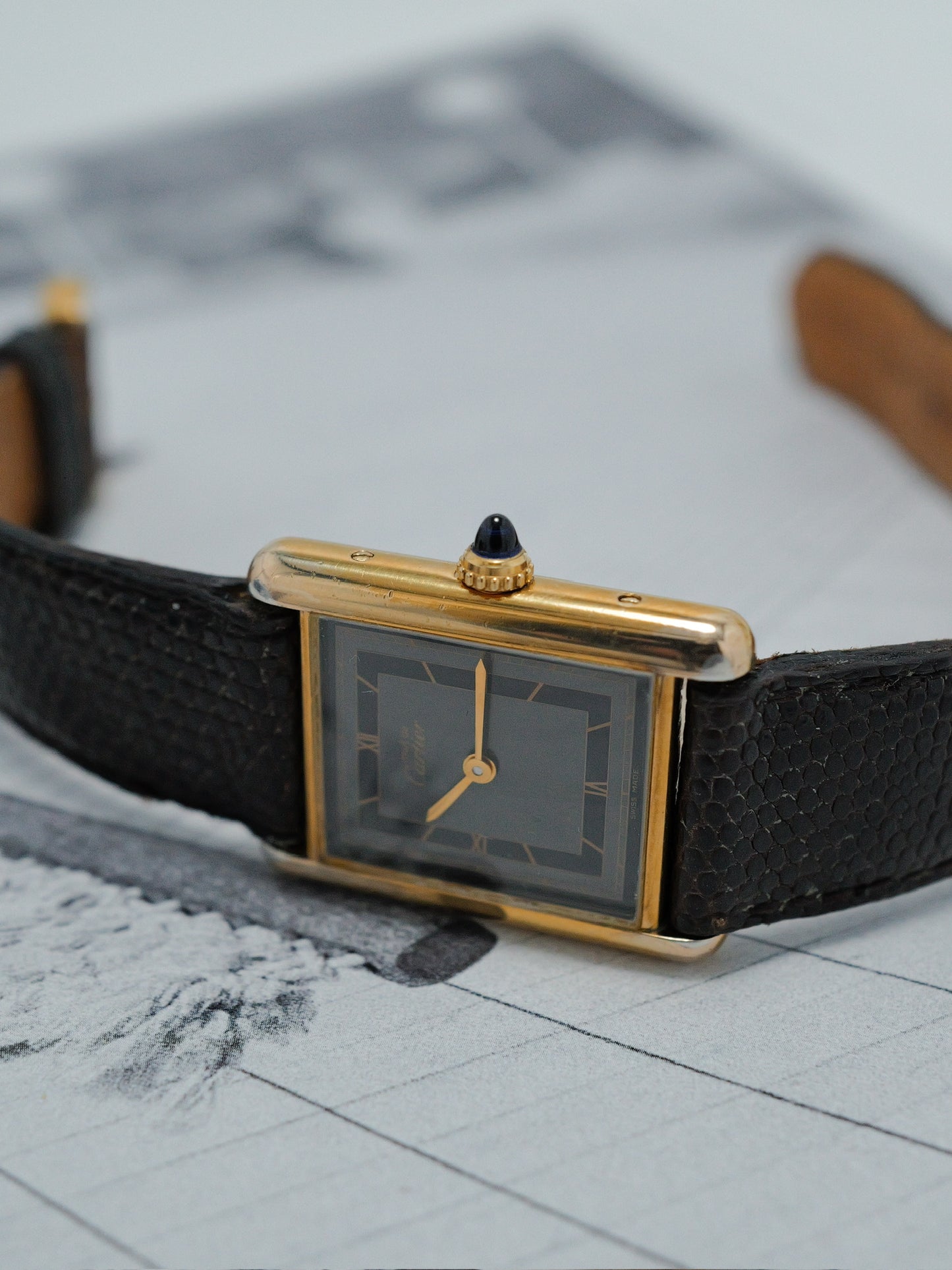 CARTIER TANK VERMEIL