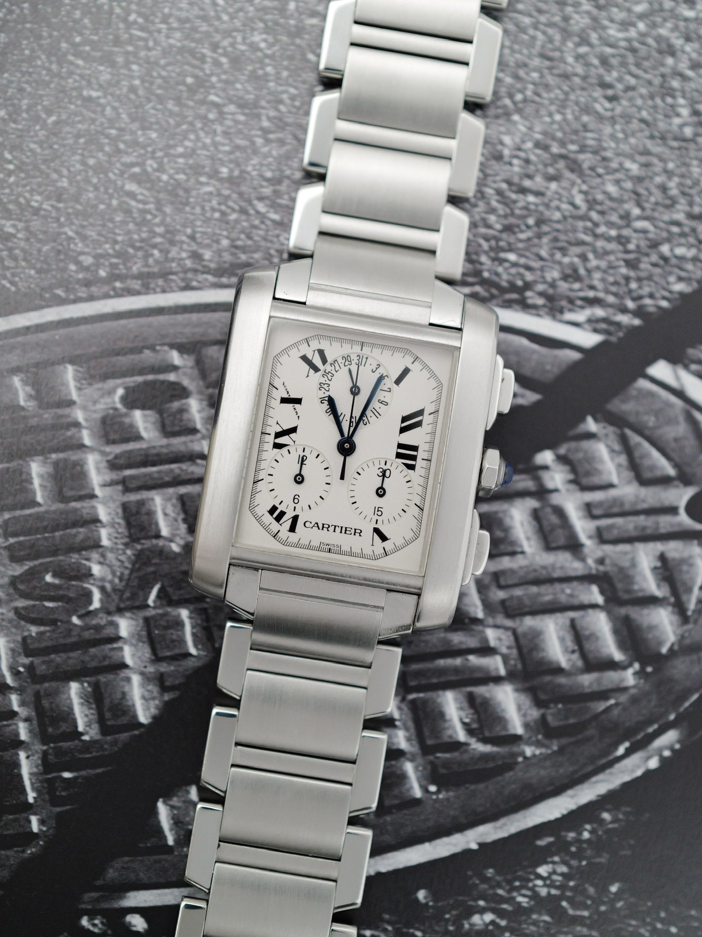CARTIER TANK FRANCAISE CHRONO