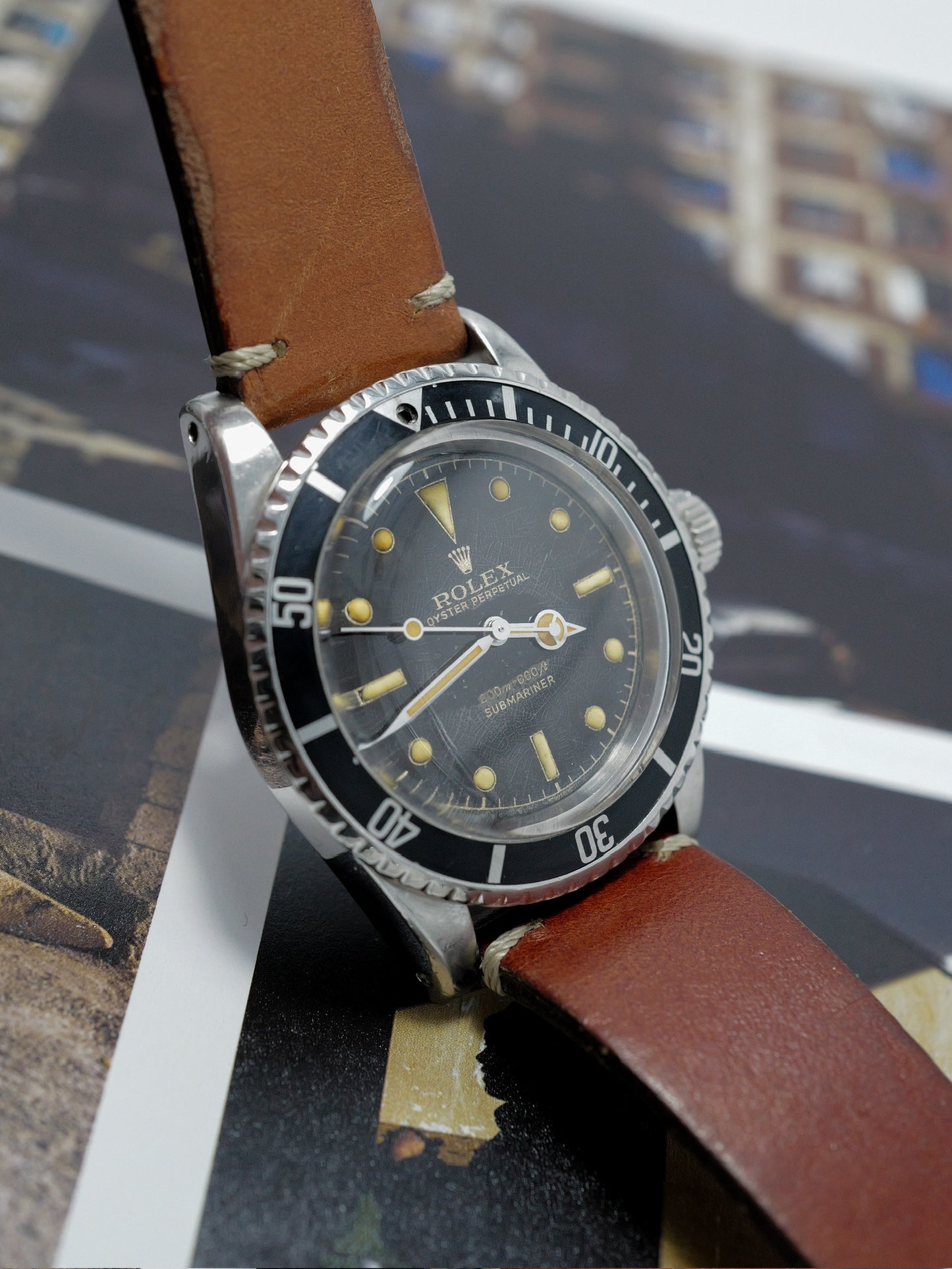 ROLEX SUBMARINER PCG TULIP CHAPTER RING GILT DIAL MK1