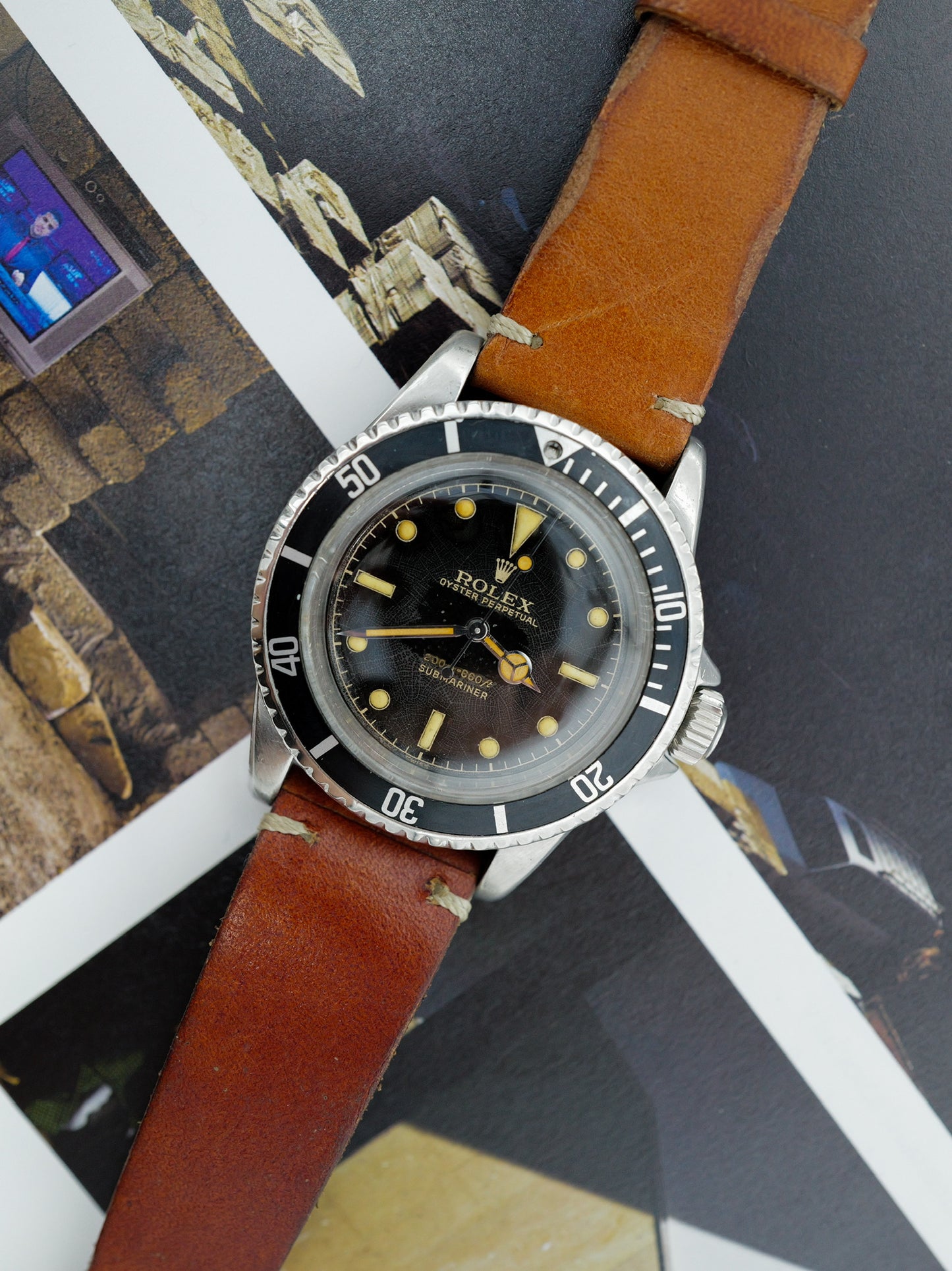 ROLEX SUBMARINER PCG TULIP CHAPTER RING GILT DIAL MK1