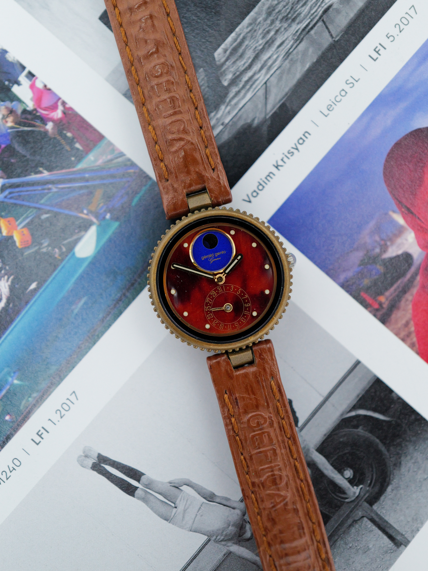GERALD GENTA MOONWATCH GEFICA