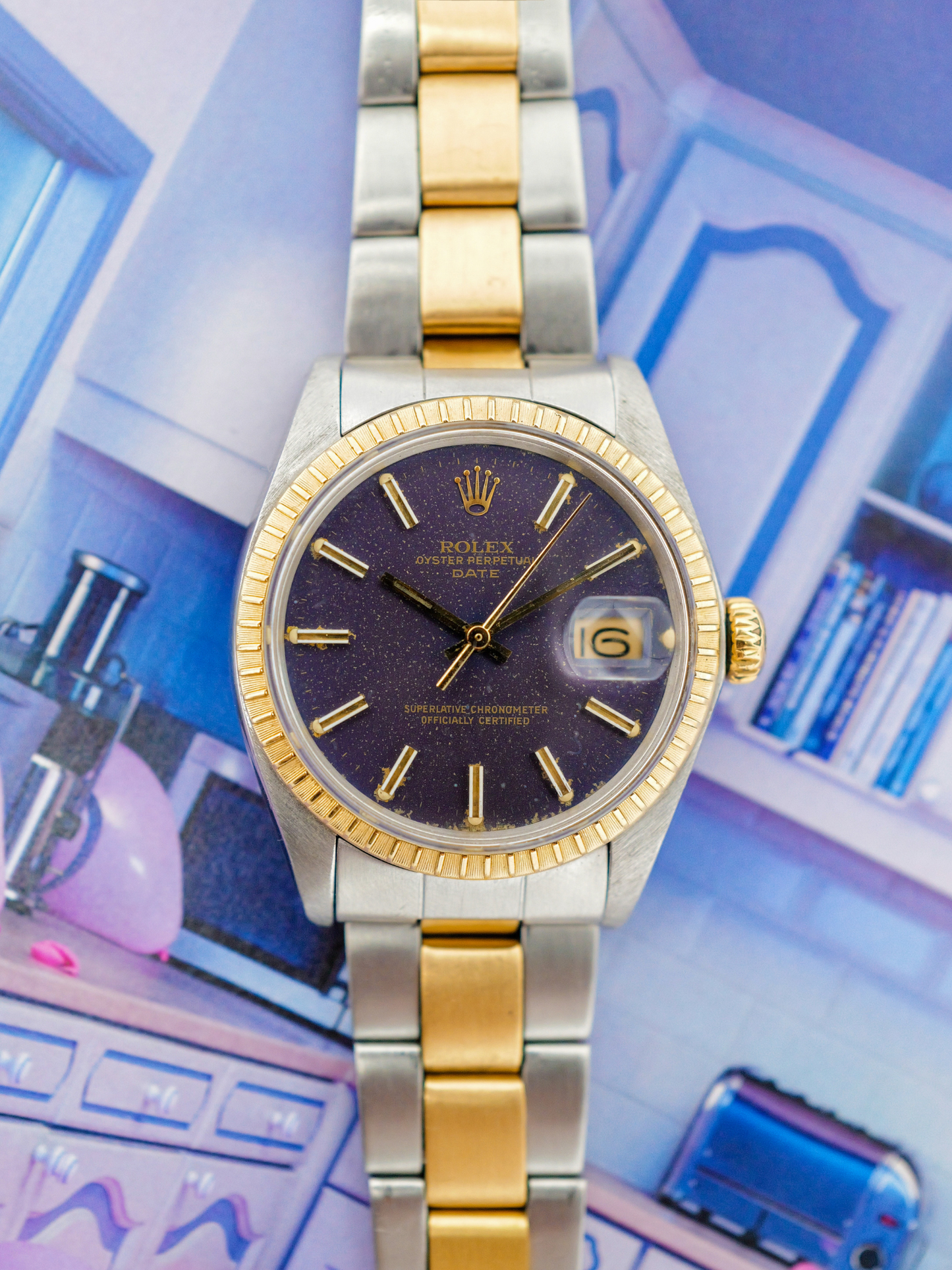 ROLEX OYSTER DATE CONFETTI