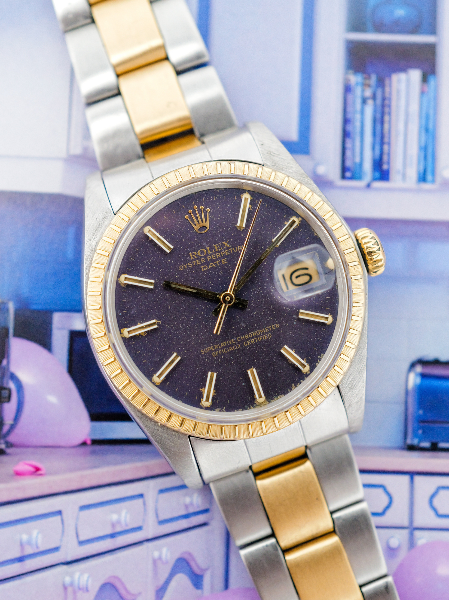 ROLEX OYSTER DATE CONFETTI