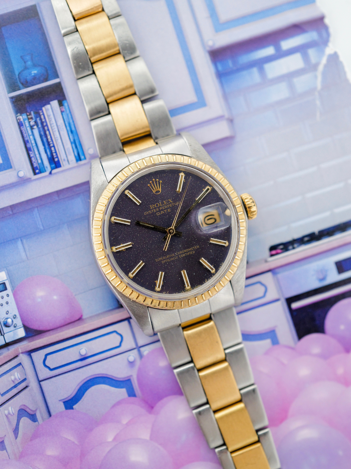 ROLEX OYSTER DATE CONFETTI