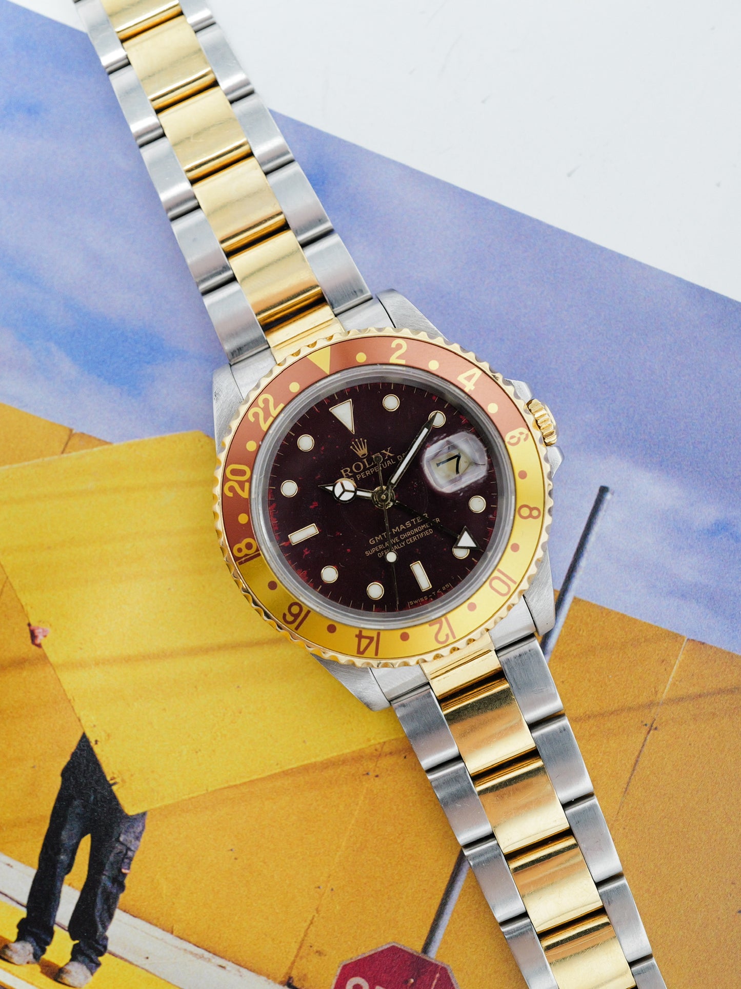 ROLEX GMT MASTER TIGER EYE