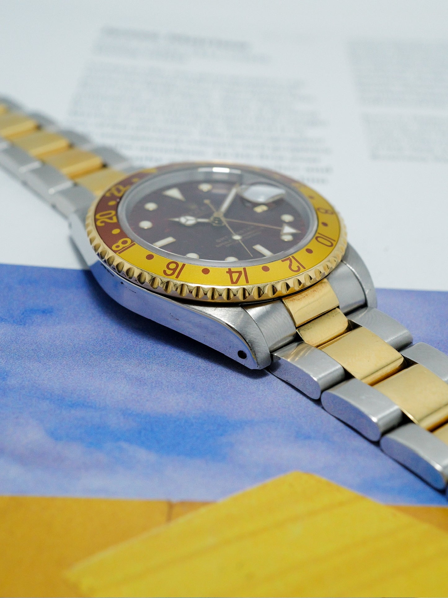 ROLEX GMT MASTER TIGER EYE