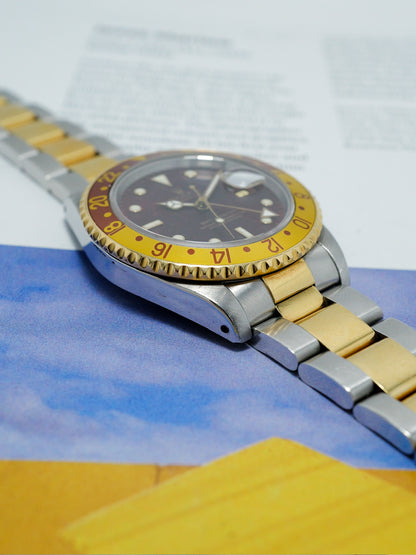 ROLEX GMT MASTER TIGER EYE