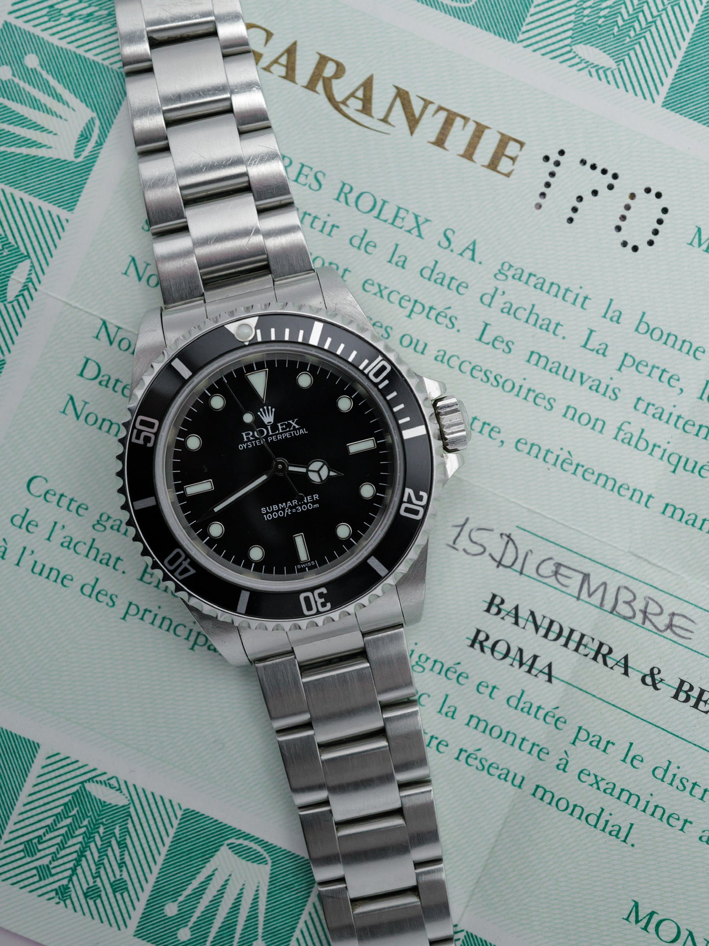 ROLEX SUBMARINER NO DATE