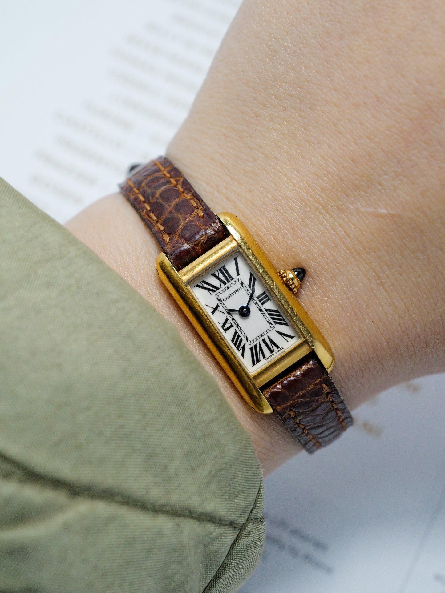 CARTIER TANK MINI ALLONGÉE