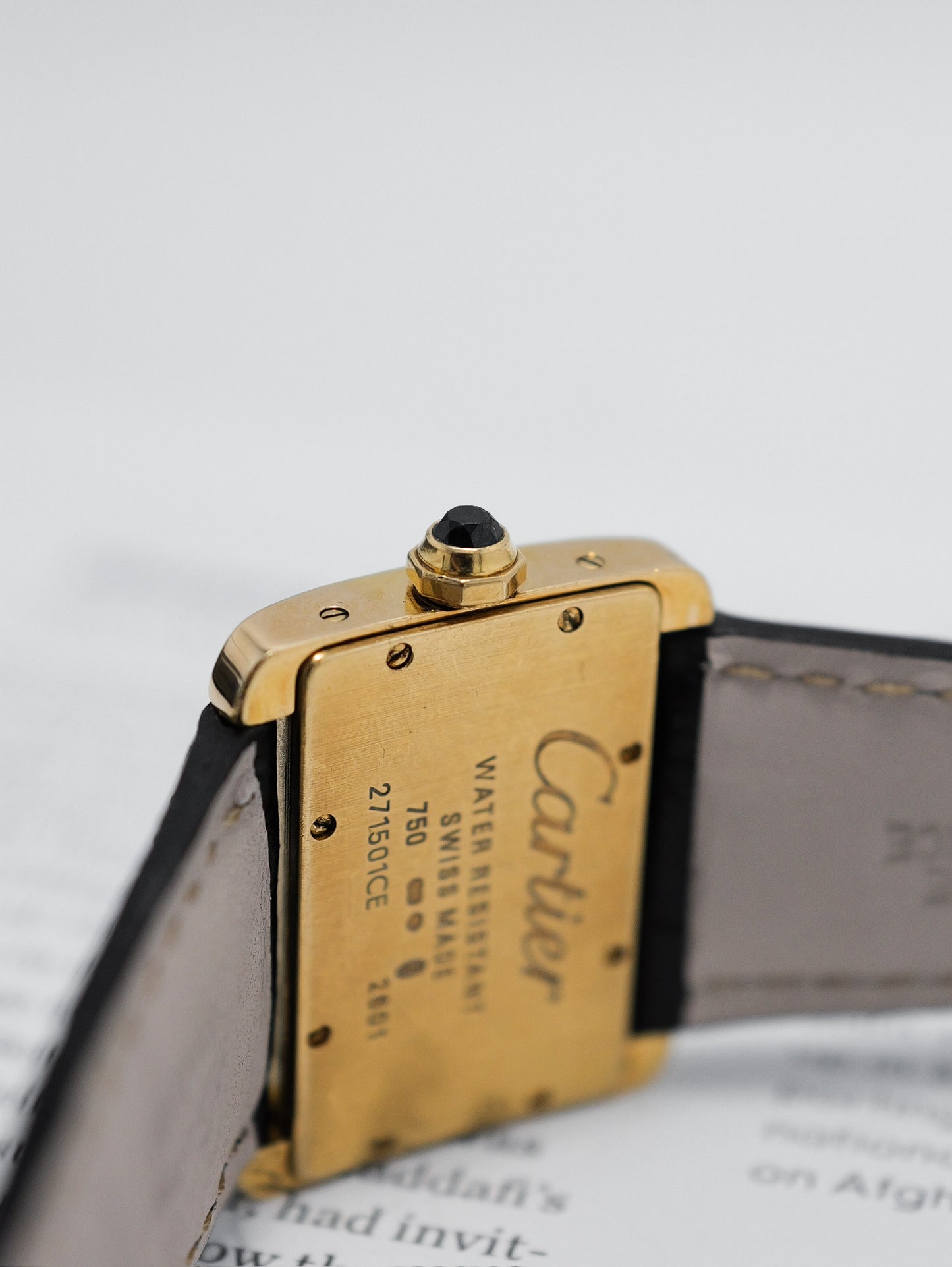 CARTIER TANK DIVAN