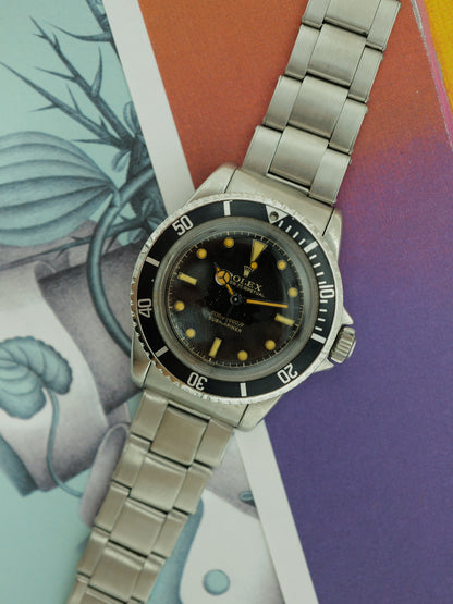 ROLEX SUBMARINER PCG TULIP CHAPTER RING GILT DIAL MK1