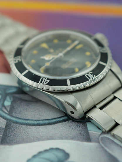 ROLEX SUBMARINER PCG TULIP CHAPTER RING GILT DIAL MK1