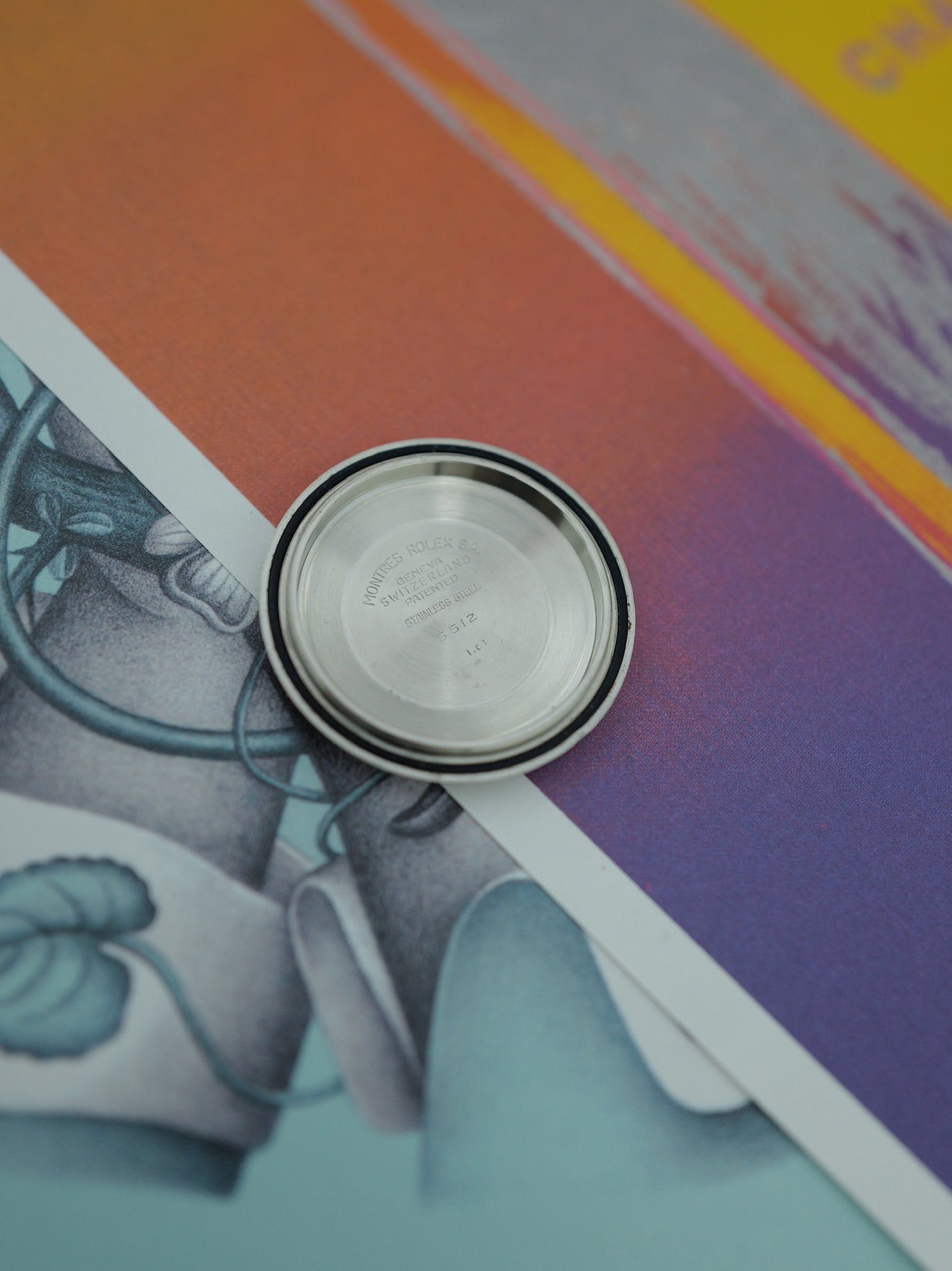 ROLEX SUBMARINER PCG TULIP CHAPTER RING GILT DIAL MK1