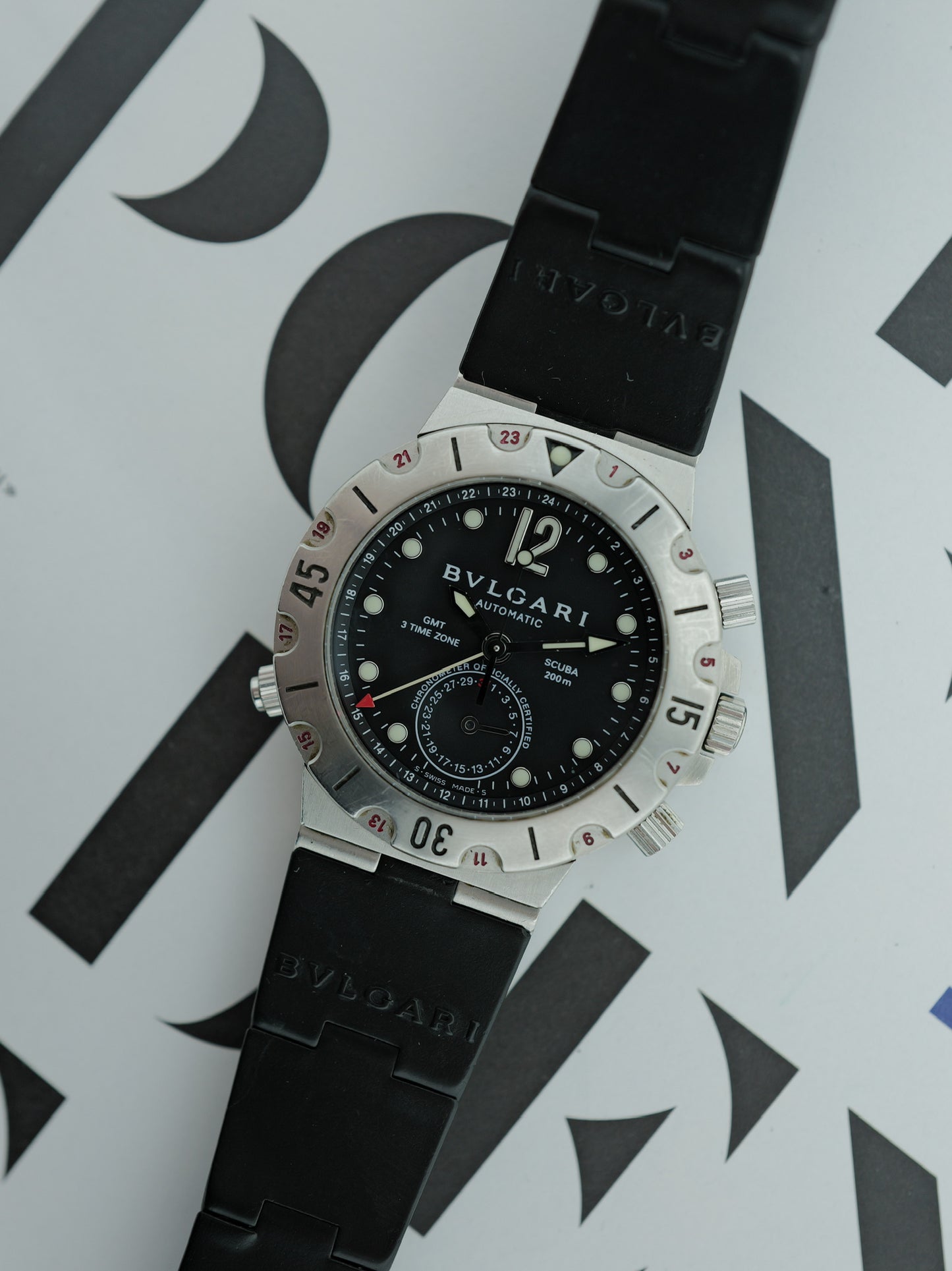 BULGARI SCUBA DIAGONO GMT