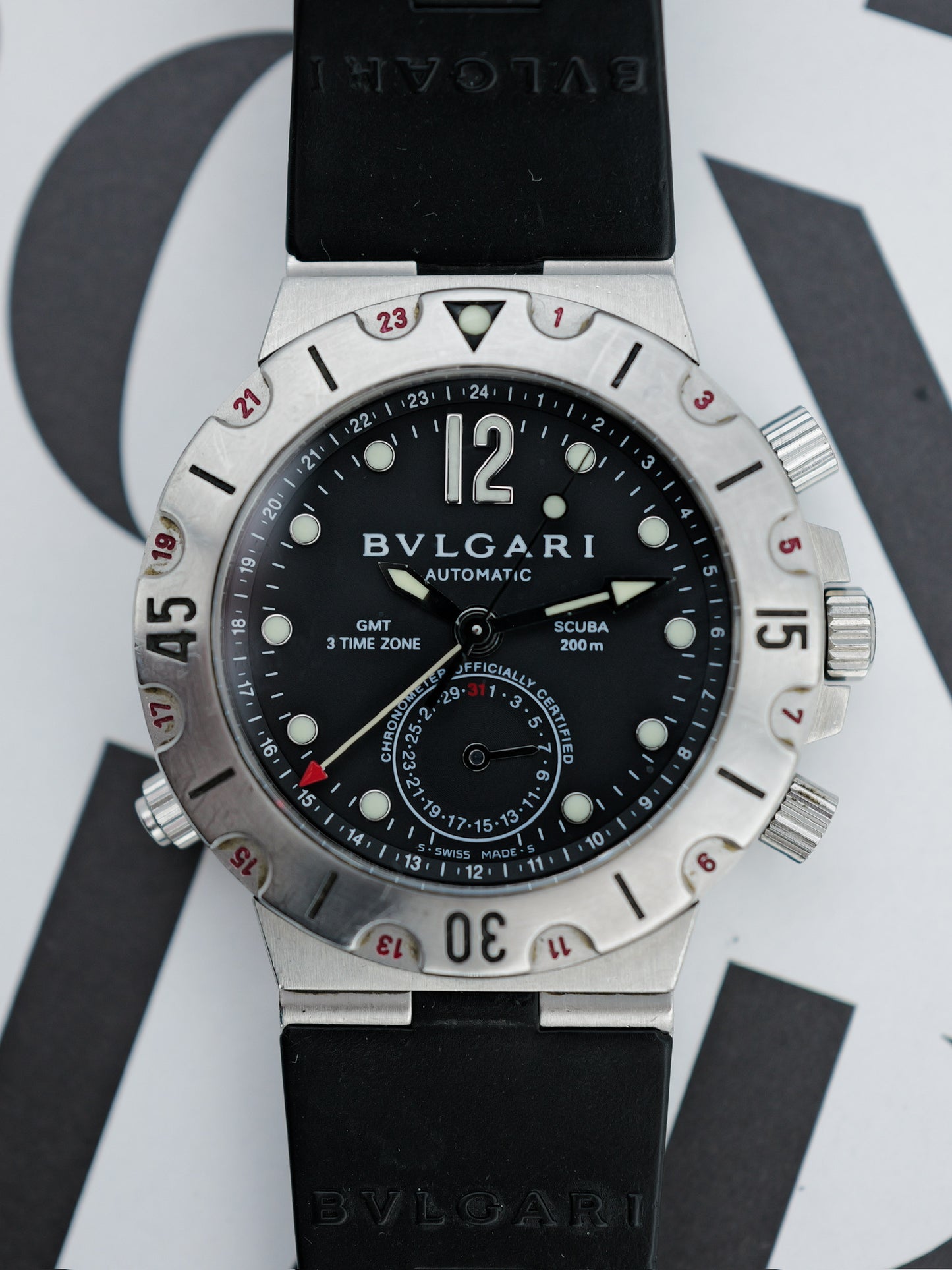 BULGARI SCUBA DIAGONO GMT