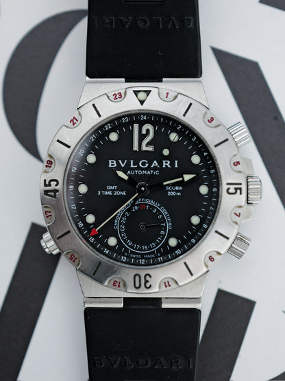 BULGARI SCUBA DIAGONO GMT