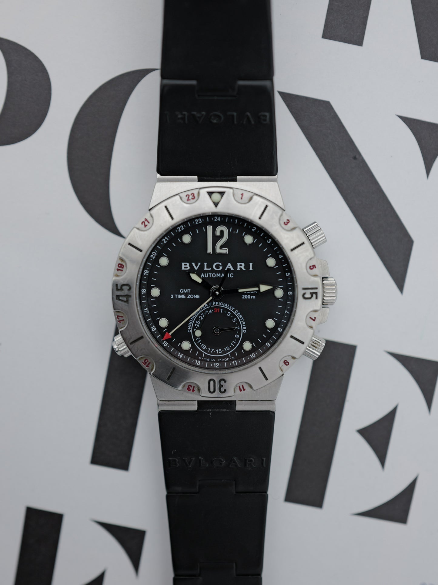 BULGARI SCUBA DIAGONO GMT