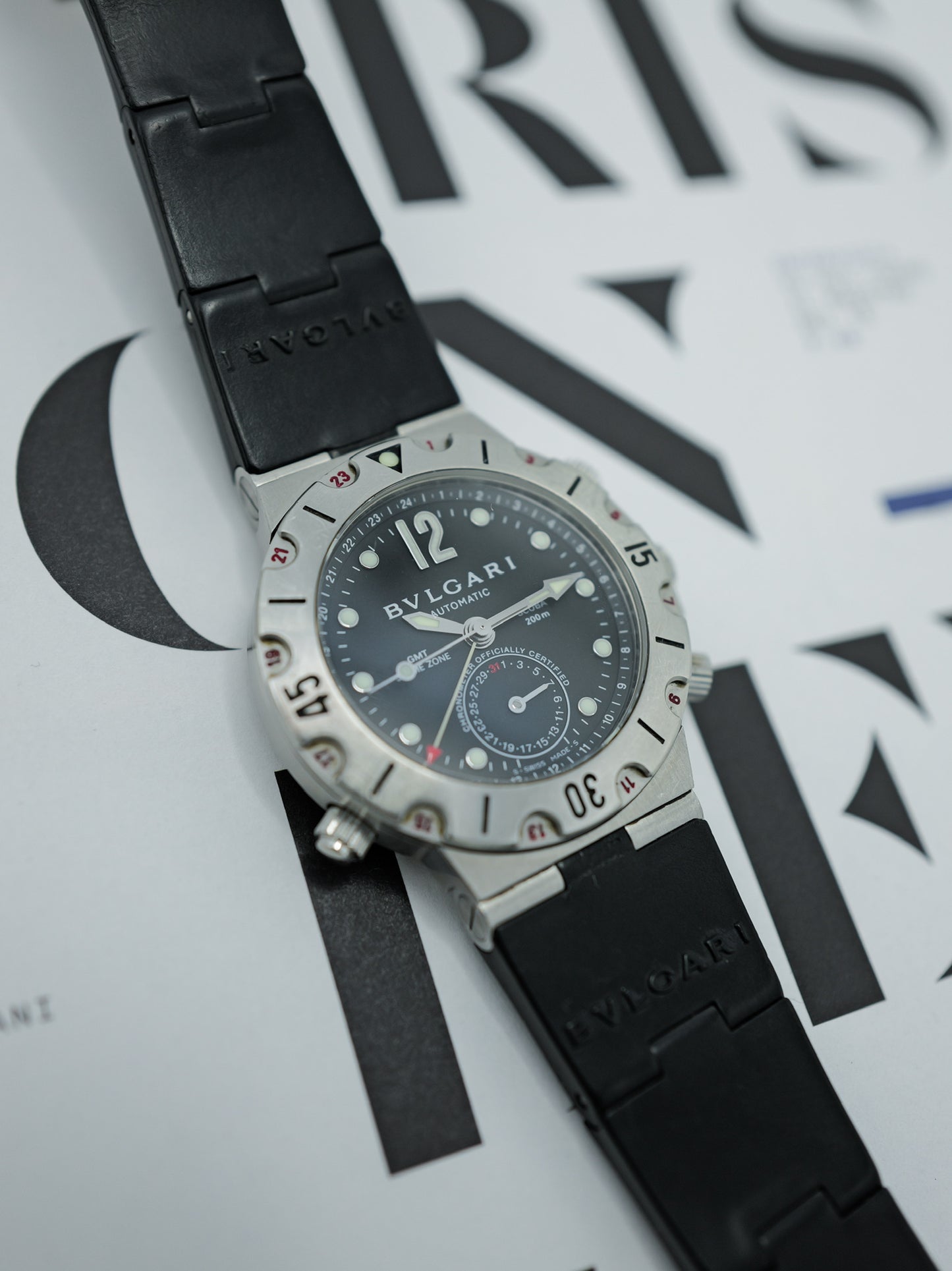 BULGARI SCUBA DIAGONO GMT