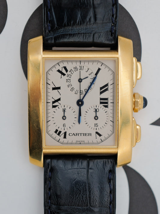 CARTIER TANK FRANCAISE CHRONOFLEX