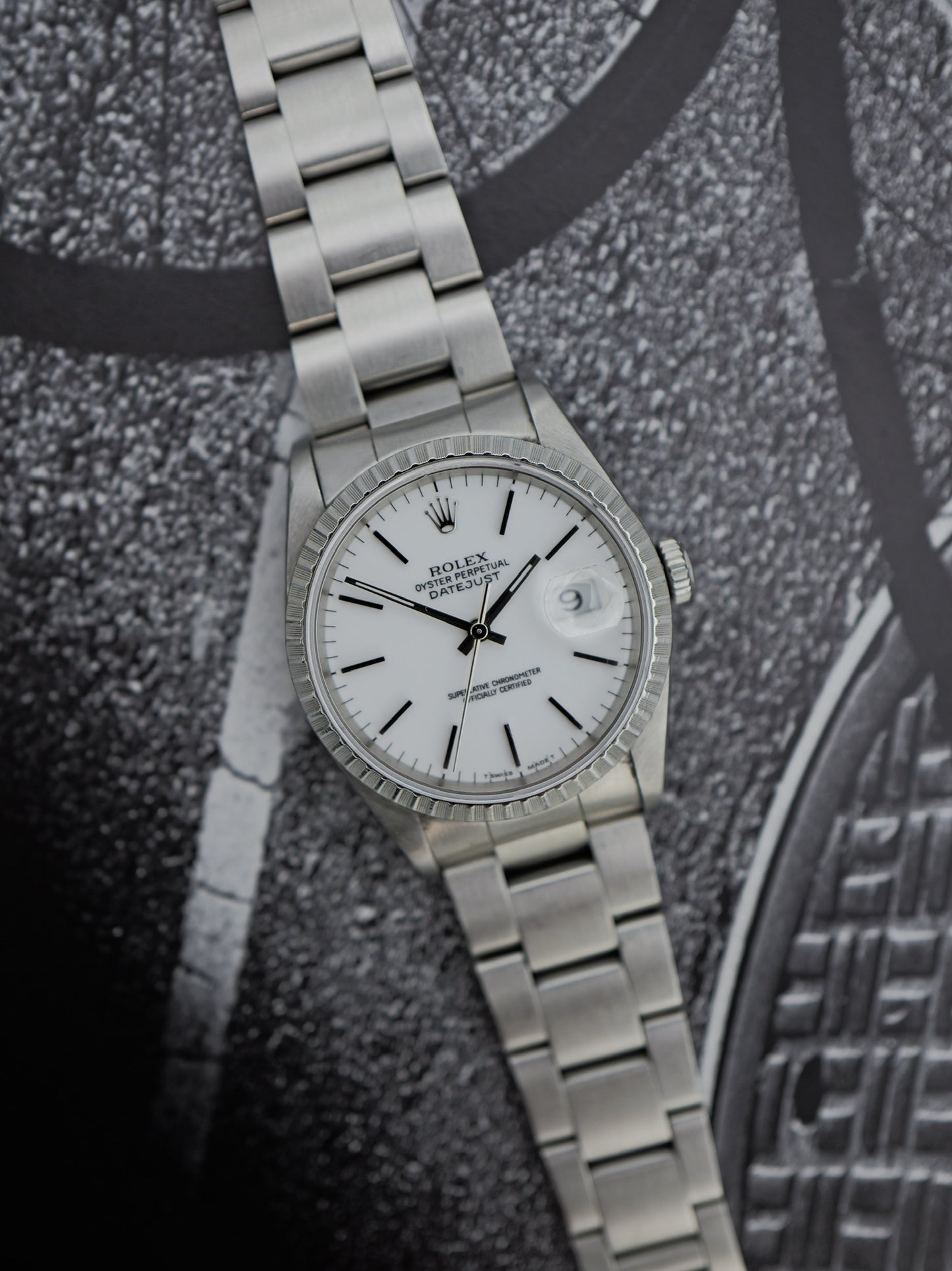 ROLEX DATEJUST PORCELAIN