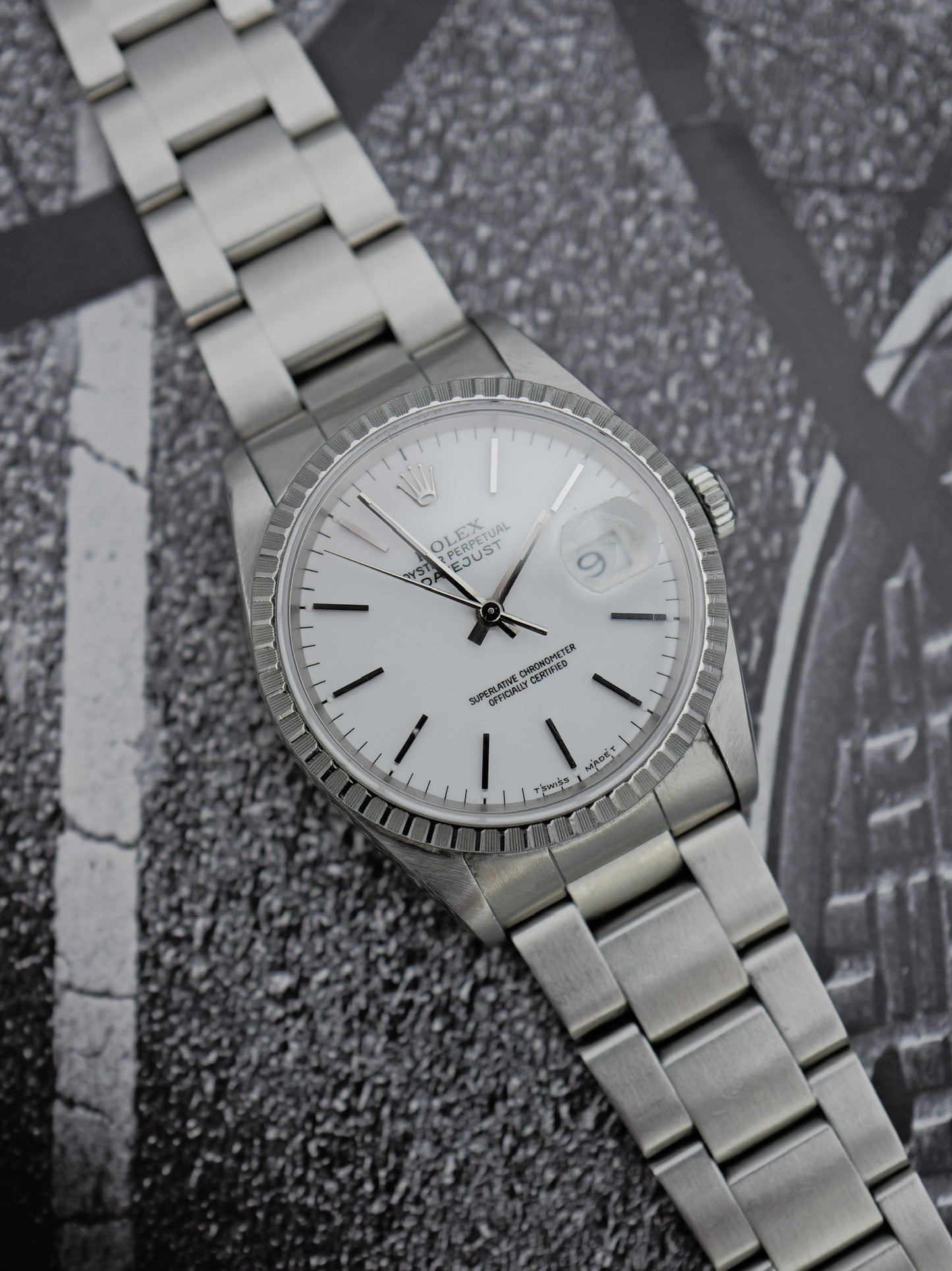 ROLEX DATEJUST PORCELAIN