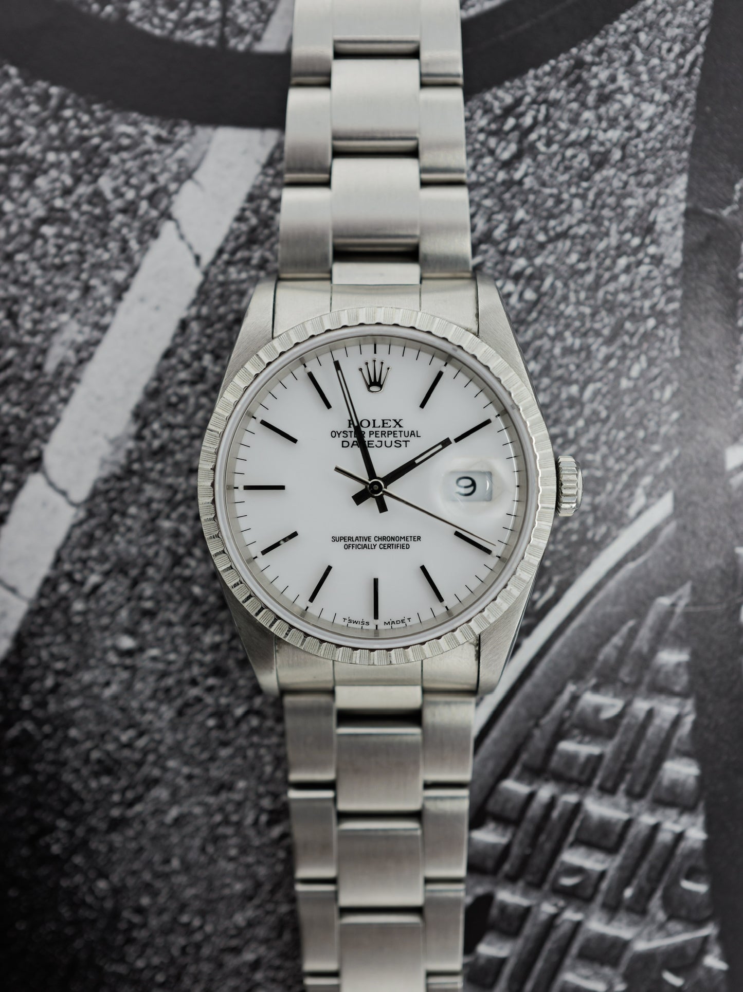 ROLEX DATEJUST PORCELAIN