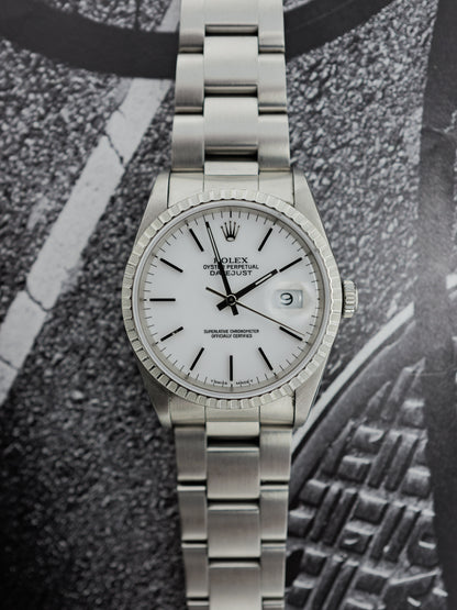 ROLEX DATEJUST PORCELAIN