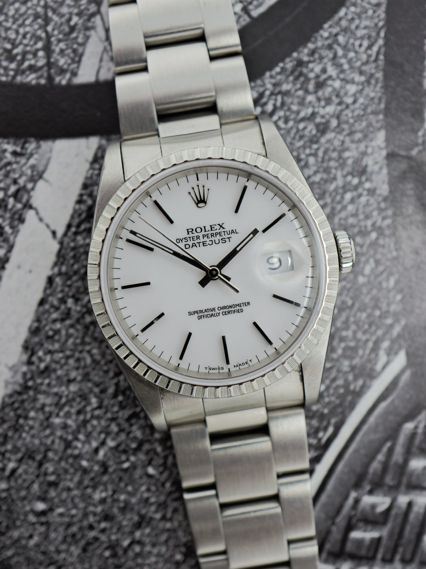 ROLEX DATEJUST PORCELAIN
