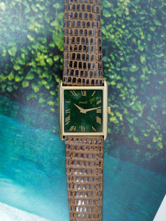 PIAGET TANK JADE DIAL