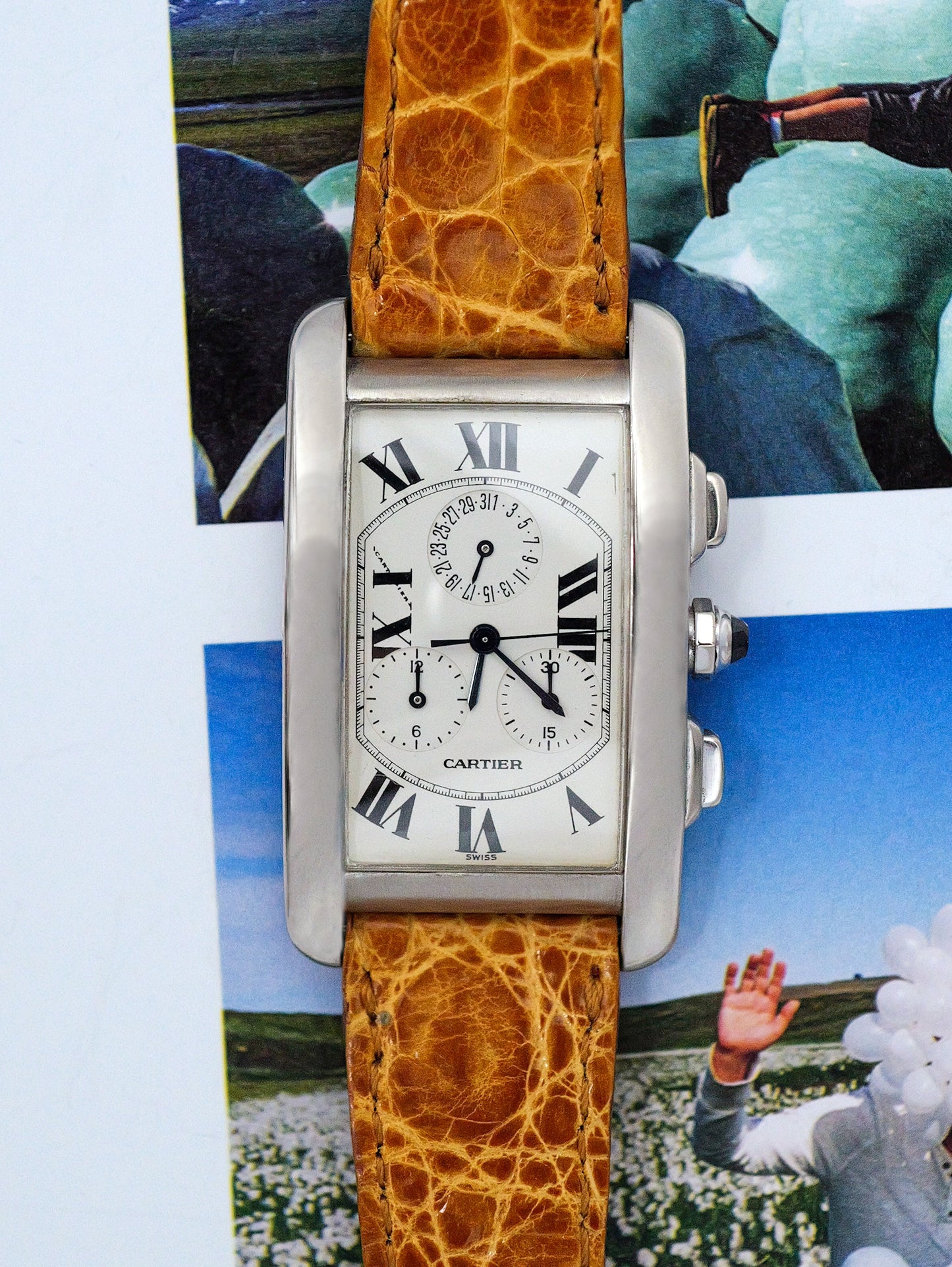 CARTIER TANK AMERICAINE CHRONO