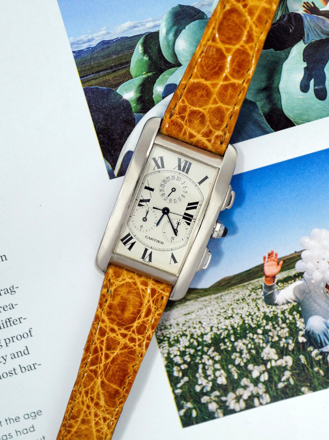 CARTIER TANK AMERICAINE CHRONO